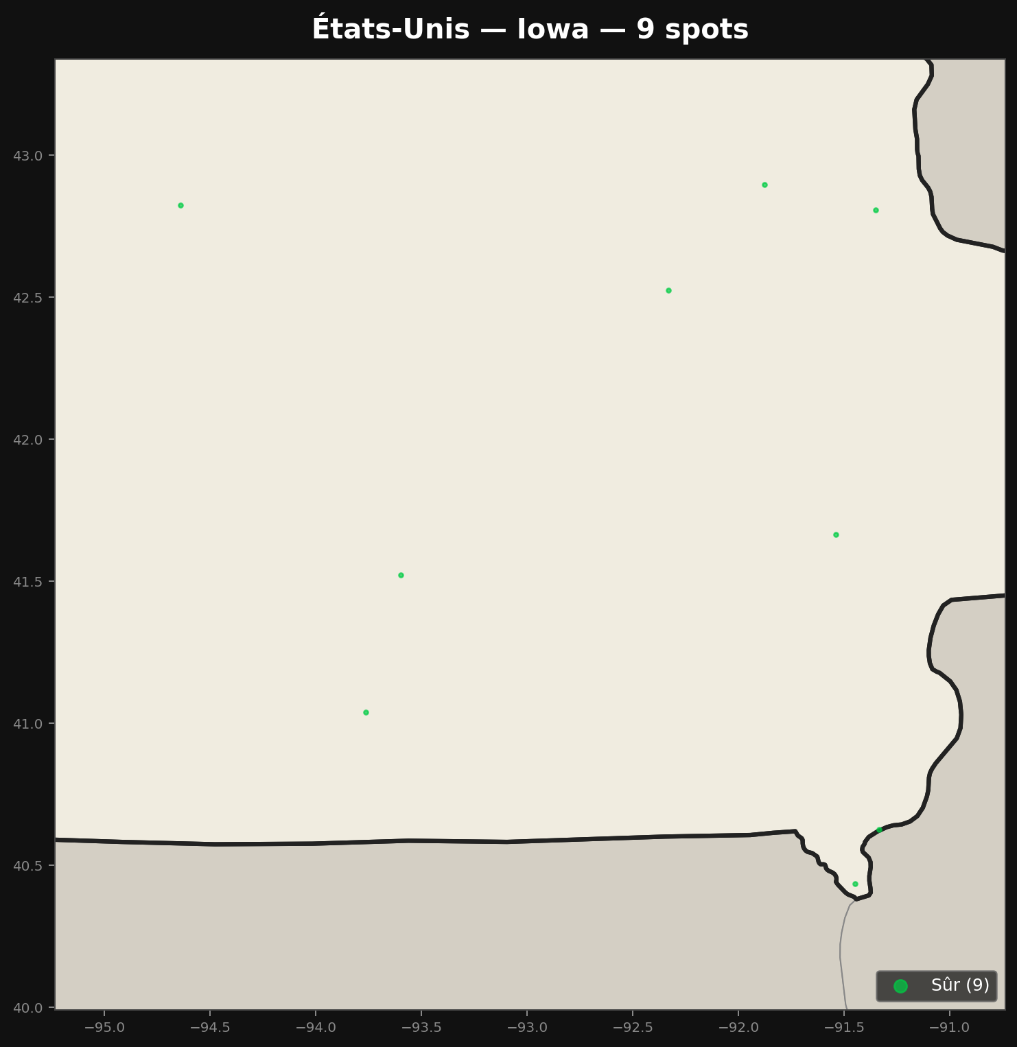 Urbex Map Iowa