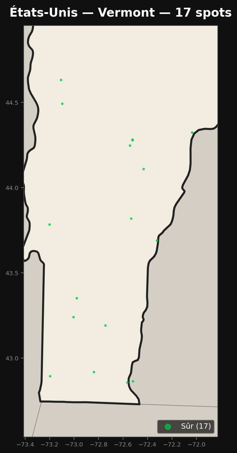 Urbex Map Vermont