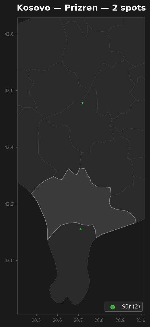 Urbex Map Prizren