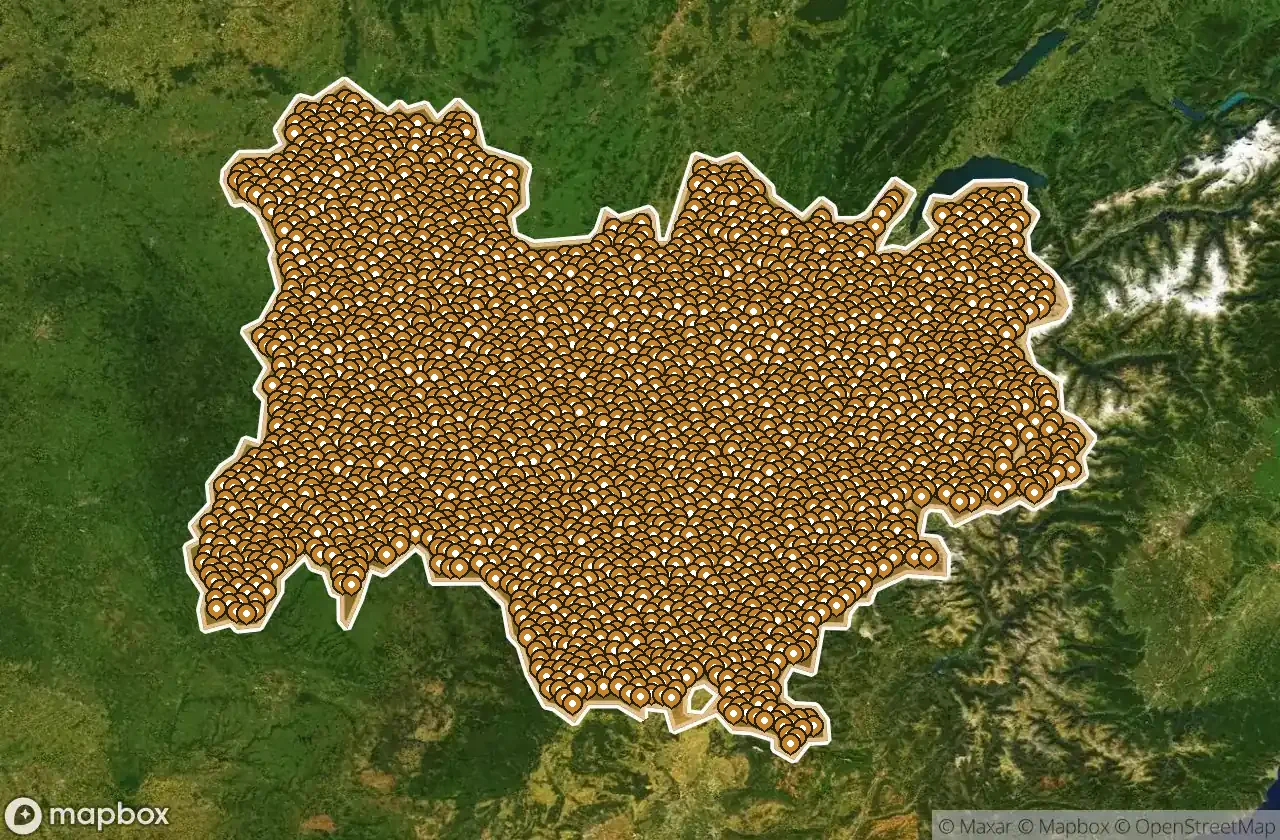 Urbex Map Auvergne-Rhône-Alpes