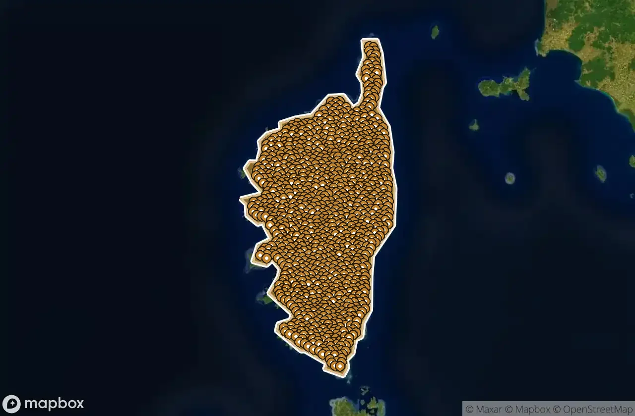 Urbex Map Corse